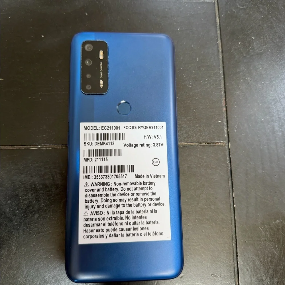 (B-STOCK) Cricket Dream 5G (EC211001) 64GB (Cricket Wireless) - Clean IMEI